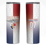 Afro-Panama Football Los Canaleros 2026 Custom Skinny Tumbler Rising Glory - African Pride