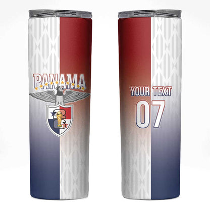 Afro-Panama Football Los Canaleros 2026 Custom Skinny Tumbler Rising Glory - African Pride