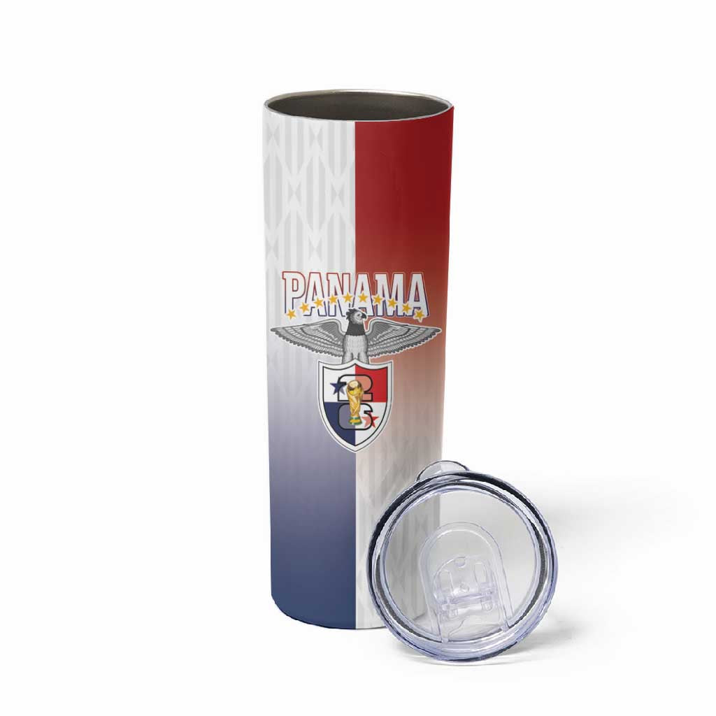 Afro-Panama Football Los Canaleros 2026 Custom Skinny Tumbler Rising Glory - African Pride
