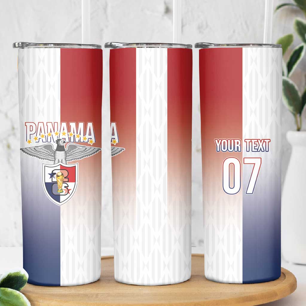 Afro-Panama Football Los Canaleros 2026 Custom Skinny Tumbler Rising Glory - African Pride