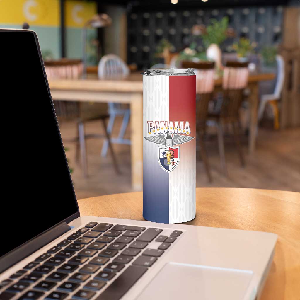 Afro-Panama Football Los Canaleros 2026 Custom Skinny Tumbler Rising Glory - African Pride