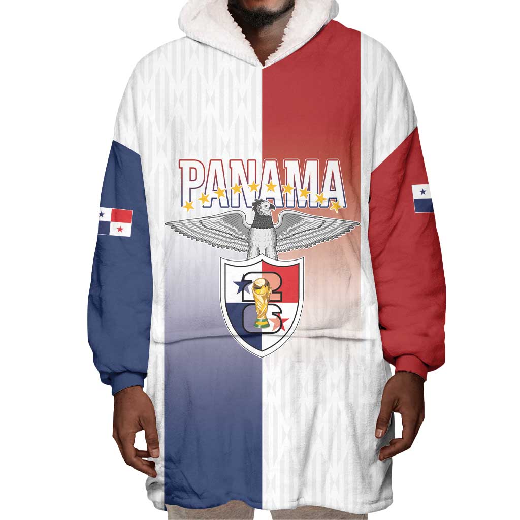 Afro-Panama Football Los Canaleros 2026 Custom Wearable Blanket Hoodie Rising Glory - African Pride