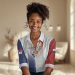 Afro-Panama Football Los Canaleros 2026 Custom Women Casual Shirt Rising Glory - African Pride