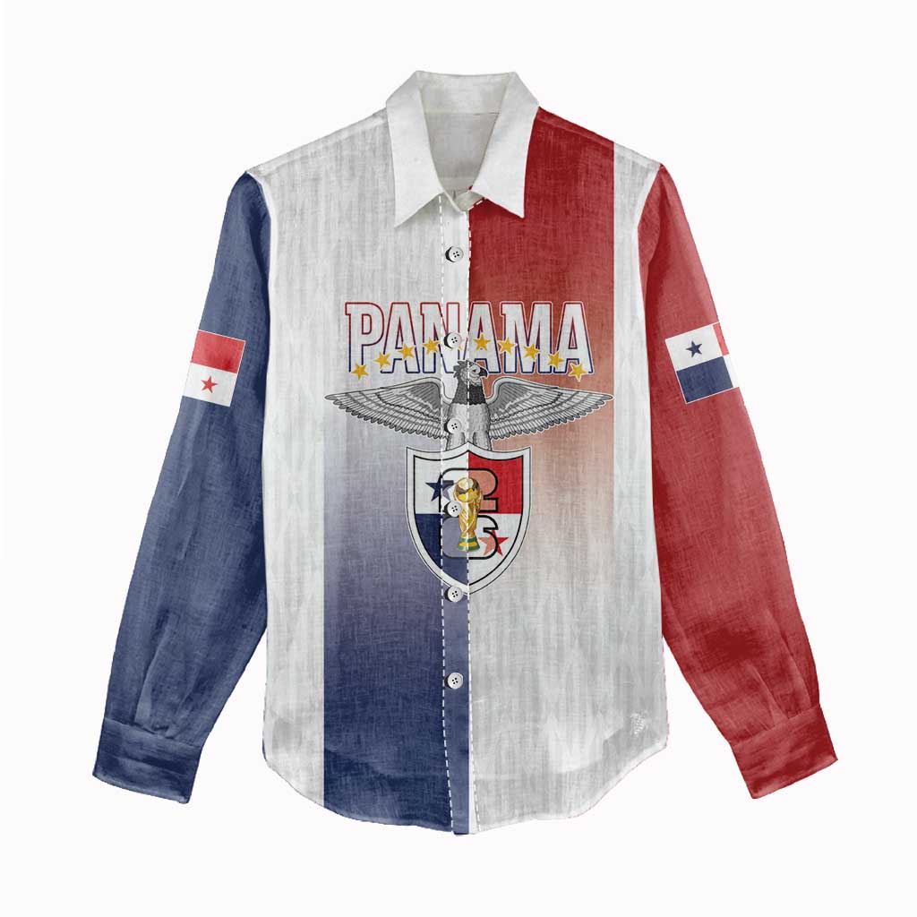 Afro-Panama Football Los Canaleros 2026 Custom Women Casual Shirt Rising Glory - African Pride
