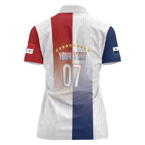 Afro-Panama Football Los Canaleros 2026 Custom Women Polo Shirt Rising Glory - African Pride