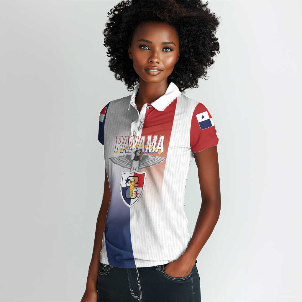 Afro-Panama Football Los Canaleros 2026 Custom Women Polo Shirt Rising Glory LT7