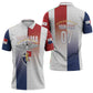 Afro-Panama Football Los Canaleros 2026 Custom Zipper Polo Shirt Rising Glory - African Pride