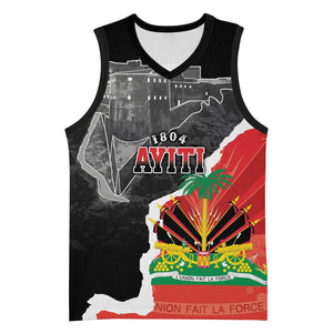 Personalized Haiti First Black Republic 1804 Basketball Jersey Ayiti Citadel Laferriere - African Pride