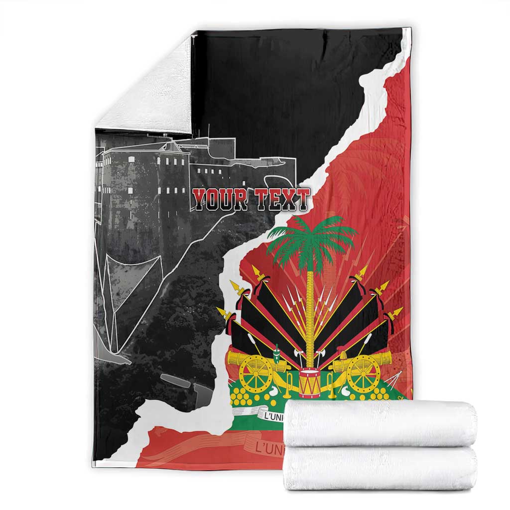 Personalized Haiti First Black Republic 1804 Blanket Ayiti Citadel Laferriere