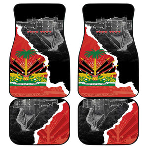 Personalized Haiti First Black Republic 1804 Car Mats Ayiti Citadel Laferriere