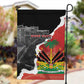 Personalized Haiti First Black Republic 1804 Garden Flag Ayiti Citadel Laferriere