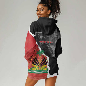 Personalized Haiti First Black Republic 1804 Hoodie Dress Ayiti Citadel Laferriere