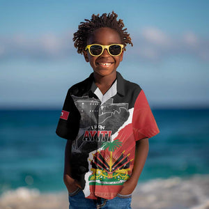 Personalized Haiti First Black Republic 1804 Kid Hawaiian Shirt Ayiti Citadel Laferriere