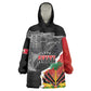 Personalized Haiti First Black Republic 1804 Kid Wearable Blanket Hoodie Ayiti Citadel Laferriere