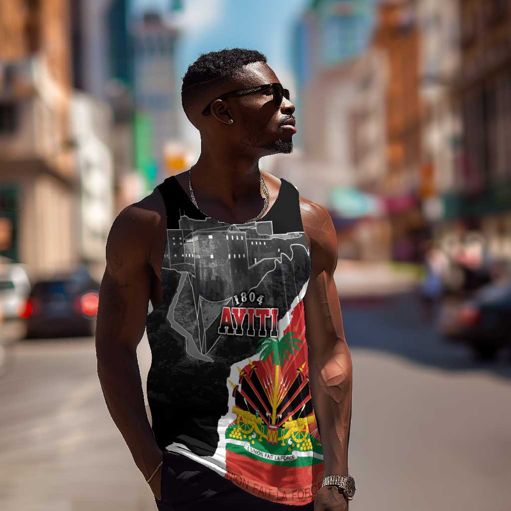 Personalized Haiti First Black Republic 1804 Men Tank Top Ayiti Citadel Laferriere