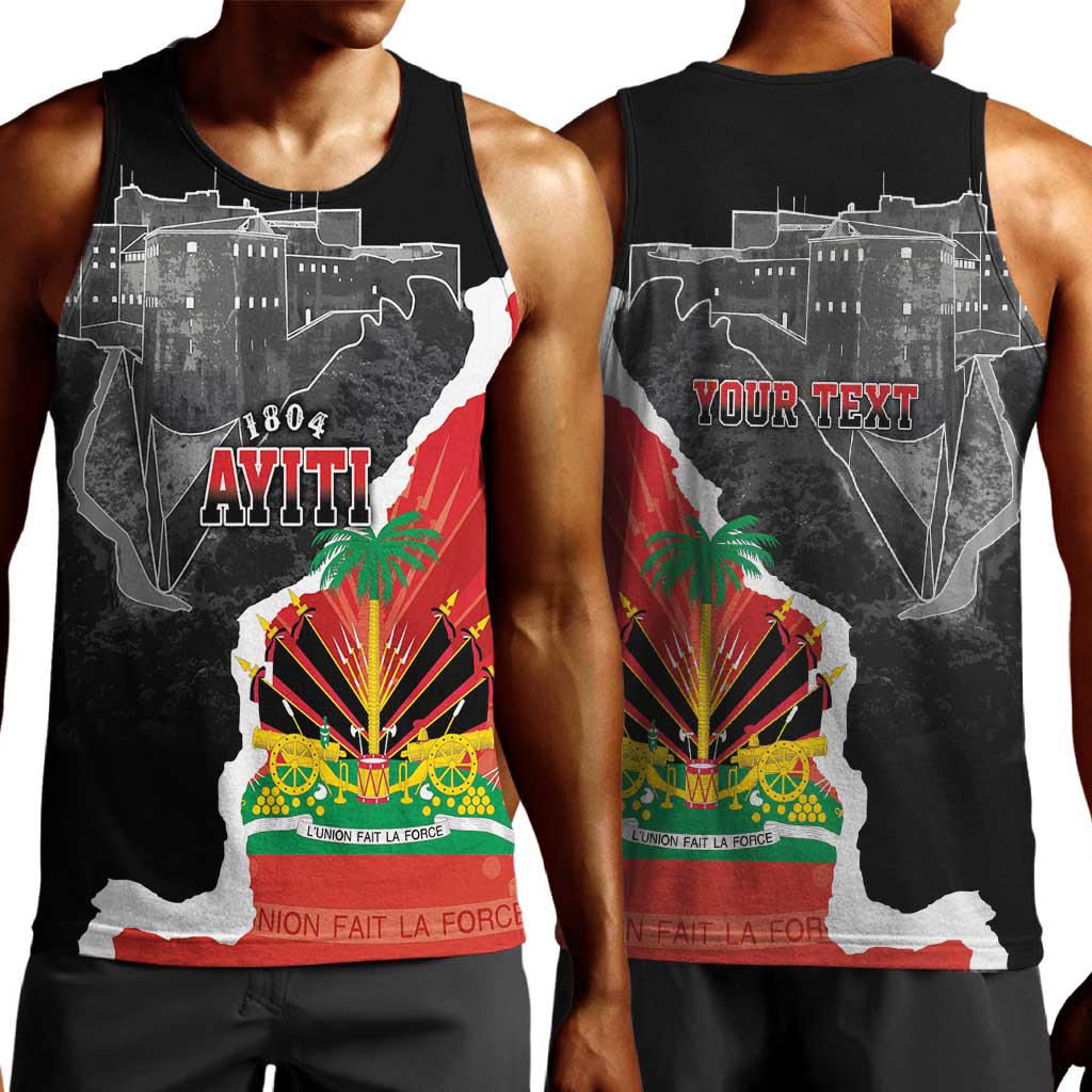Personalized Haiti First Black Republic 1804 Men Tank Top Ayiti Citadel Laferriere