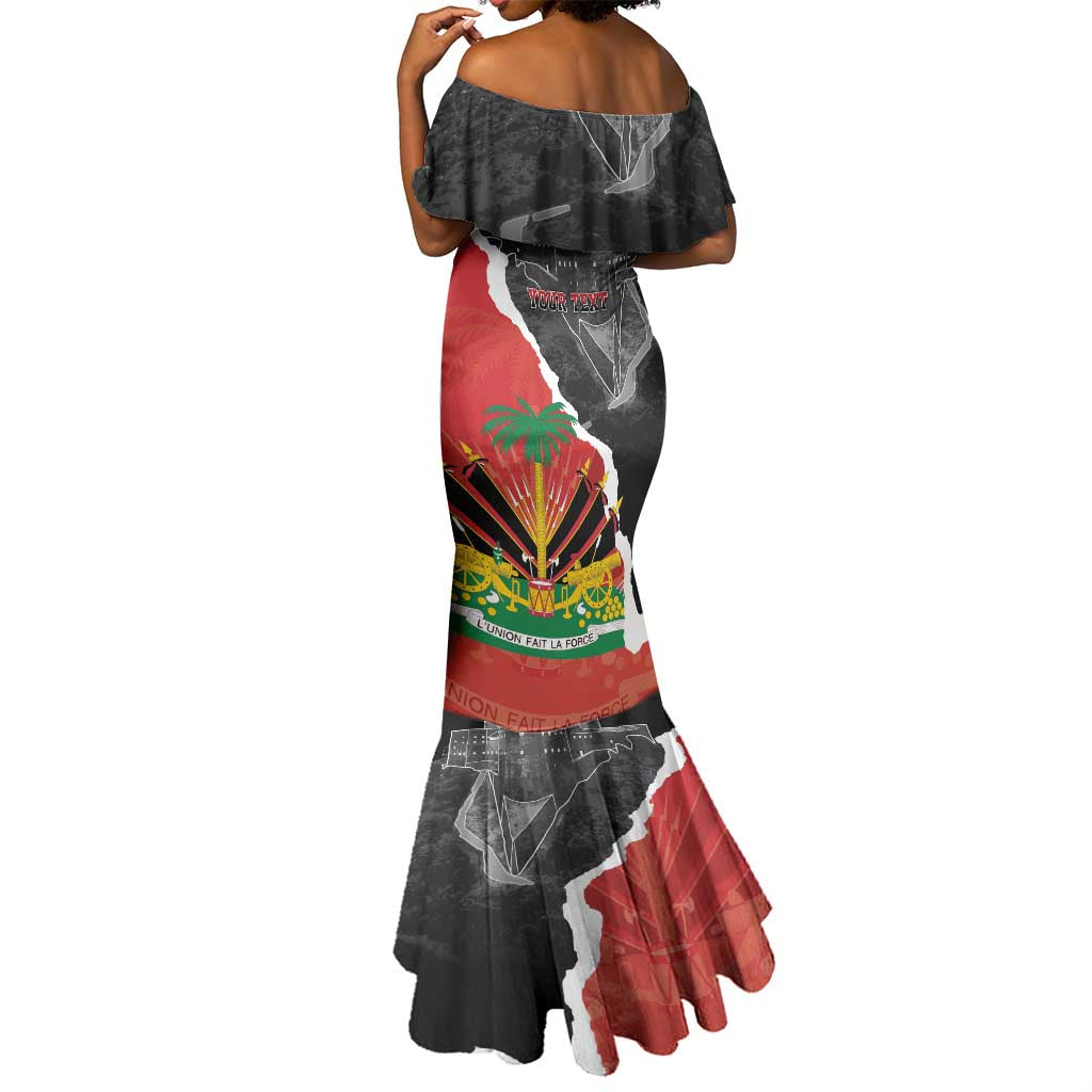 Personalized Haiti First Black Republic 1804 Mermaid Dress Ayiti Citadel Laferriere