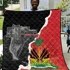 Personalized Haiti First Black Republic 1804 Quilt Ayiti Citadel Laferriere