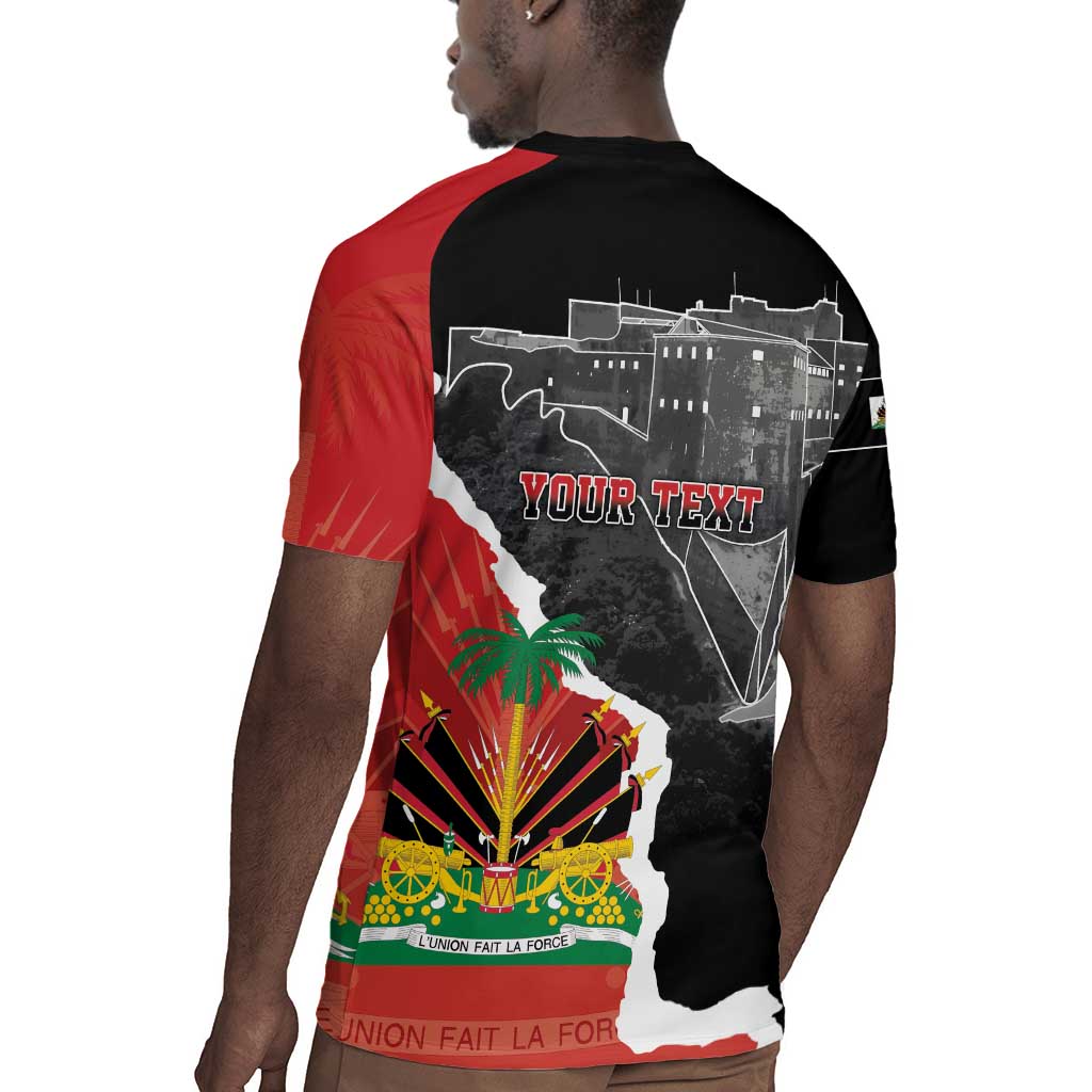 Personalized Haiti First Black Republic 1804 Rugby Jersey Ayiti Citadel Laferriere
