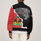 Personalized Haiti First Black Republic 1804 Sleeve Zip Bomber Jacket Ayiti Citadel Laferriere