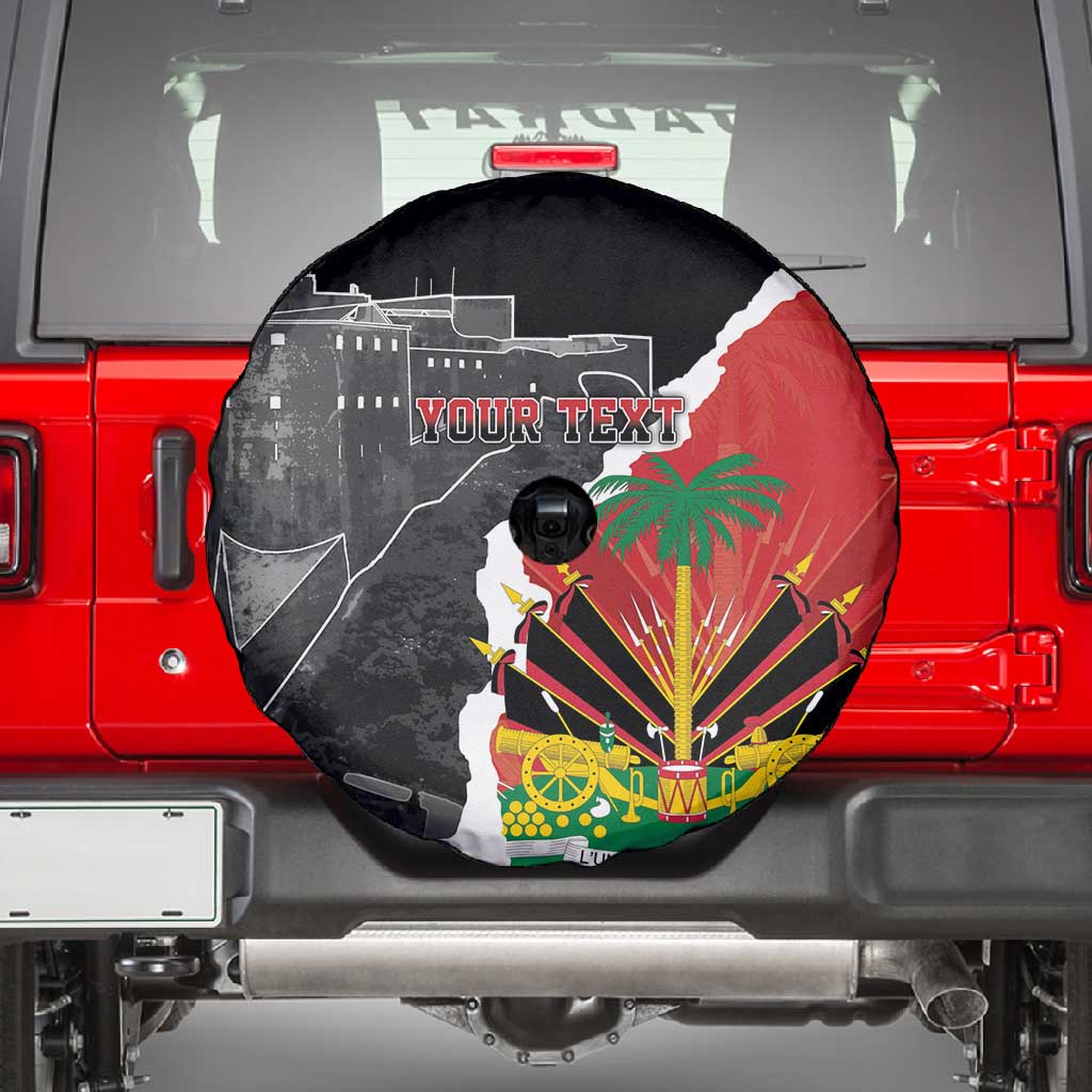 Personalized Haiti First Black Republic 1804 Spare Tire Cover Ayiti Citadel Laferriere