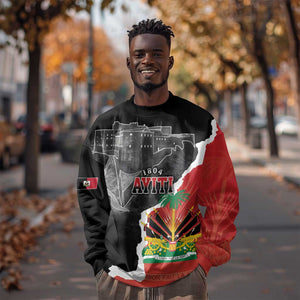 Personalized Haiti First Black Republic 1804 Sweatshirt Ayiti Citadel Laferriere