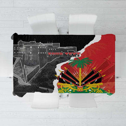 Personalized Haiti First Black Republic 1804 Tablecloth Ayiti Citadel Laferriere