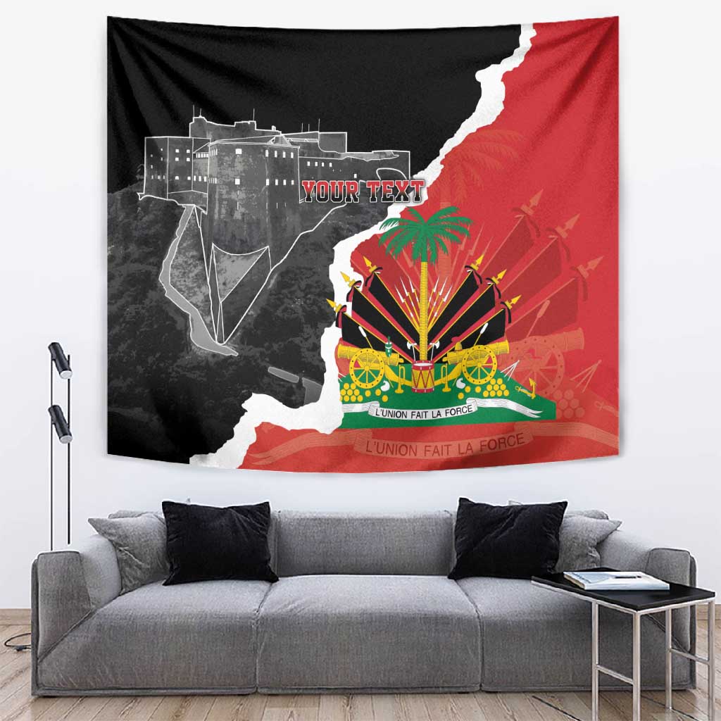 Personalized Haiti First Black Republic 1804 Tapestry Ayiti Citadel Laferriere