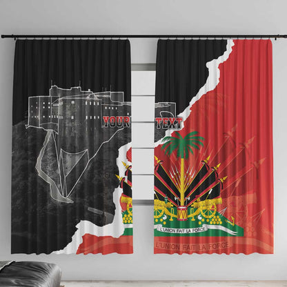 Personalized Haiti First Black Republic 1804 Window Curtain Ayiti Citadel Laferriere