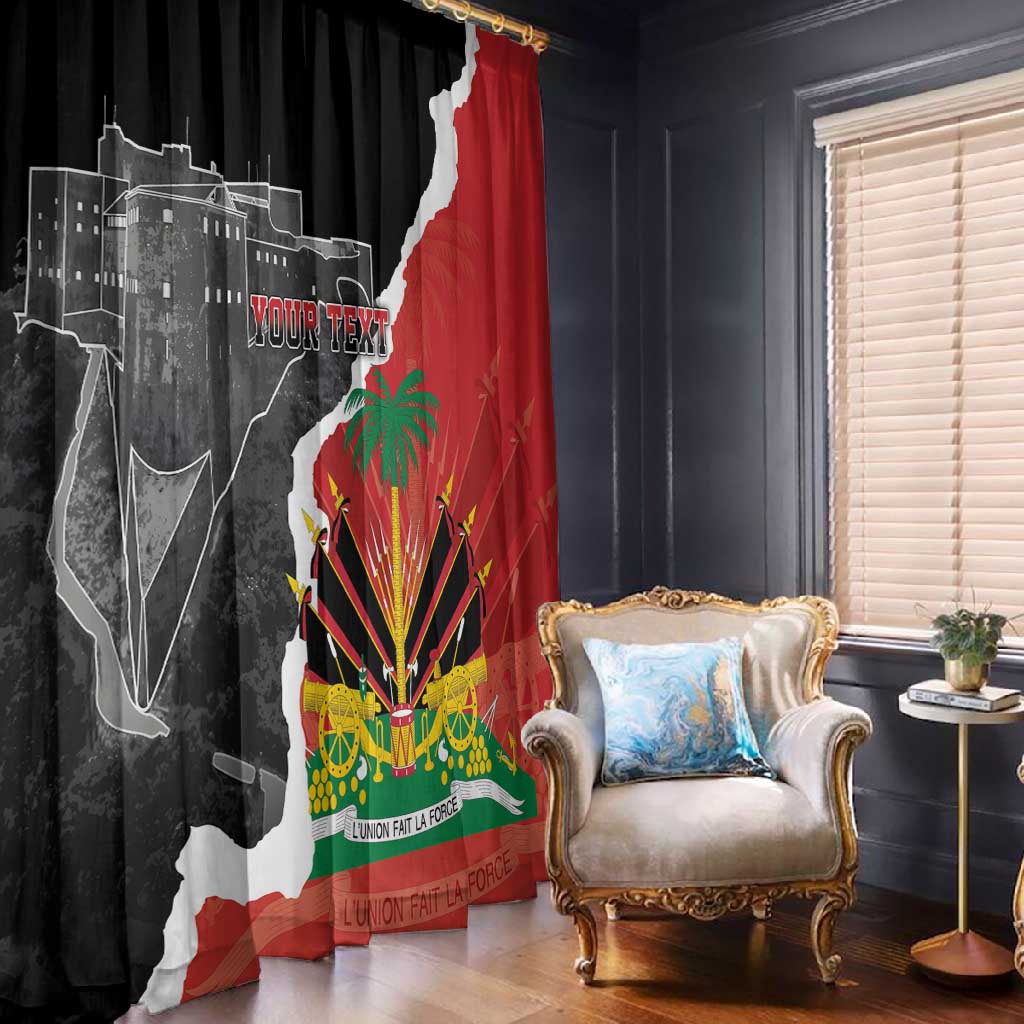 Personalized Haiti First Black Republic 1804 Window Curtain Ayiti Citadel Laferriere