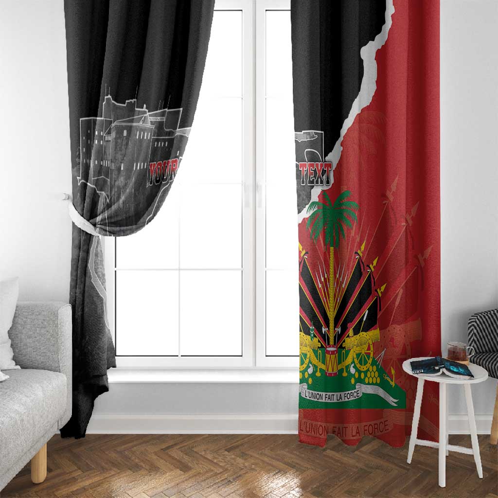 Personalized Haiti First Black Republic 1804 Window Curtain Ayiti Citadel Laferriere