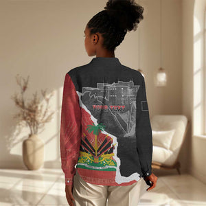 Personalized Haiti First Black Republic 1804 Women Casual Shirt Ayiti Citadel Laferriere