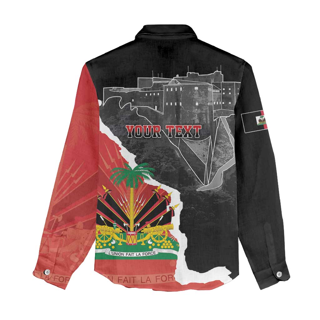 Personalized Haiti First Black Republic 1804 Women Casual Shirt Ayiti Citadel Laferriere