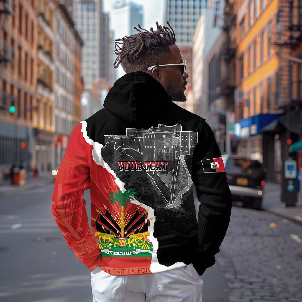 Personalized Haiti First Black Republic 1804 Zip Hoodie Ayiti Citadel Laferriere
