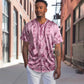 Afro Breast Cancer Awareness Dashiki Baseball Jersey Glamorous Pink - African Pride