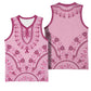 Afro Breast Cancer Awareness Dashiki Basketball Jersey Glamorous Pink - African Pride