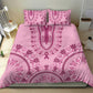 Afro Breast Cancer Awareness Dashiki Bedding Set Glamorous Pink - African Pride