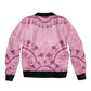 Afro Breast Cancer Awareness Dashiki Bomber Jacket Glamorous Pink - African Pride
