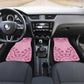 Afro Breast Cancer Awareness Dashiki Car Mats Glamorous Pink - African Pride