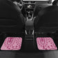 Afro Breast Cancer Awareness Dashiki Car Mats Glamorous Pink - African Pride