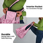 Afro Breast Cancer Awareness Dashiki Grocery Bag Glamorous Pink - African Pride