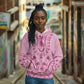 Afro Breast Cancer Awareness Dashiki Hoodie Glamorous Pink - African Pride