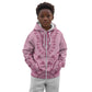 Afro Breast Cancer Awareness Dashiki Kid Hoodie Glamorous Pink - African Pride