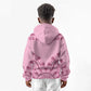 Afro Breast Cancer Awareness Dashiki Kid Hoodie Glamorous Pink - African Pride