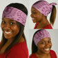 Afro Breast Cancer Awareness Dashiki Neck Gaiter Glamorous Pink - African Pride