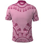 Afro Breast Cancer Awareness Dashiki Polo Shirt Glamorous Pink - African Pride