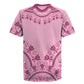 Afro Breast Cancer Awareness Dashiki Rugby Jersey Glamorous Pink - African Pride
