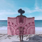 Afro Breast Cancer Awareness Dashiki Sarong Glamorous Pink - African Pride