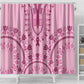 Afro Breast Cancer Awareness Dashiki Shower Curtain Glamorous Pink - African Pride
