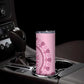 Afro Breast Cancer Awareness Dashiki Skinny Tumbler Glamorous Pink - African Pride